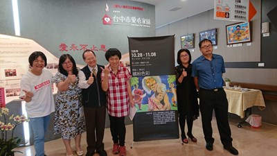 展繽紛繪自信 中市心智障礙畫家開畫展