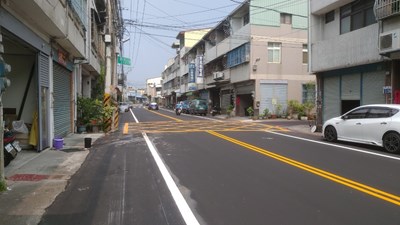 太平區鵬儀路雨水下水道完工