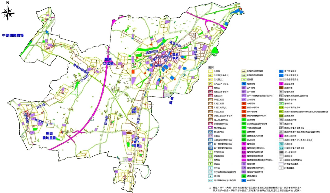 臺中市政府全球資訊網 市政新聞 中市都市計畫整併第2波 豐潭雅神案公告發布