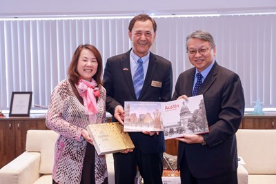 美奧斯汀市台中姊妹市協會拜會 盼深化兩市學術交流