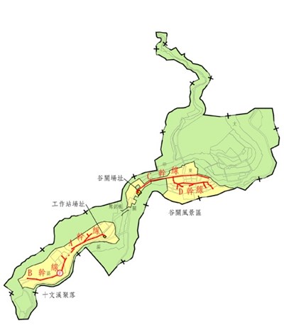 谷關汙水下水道系統圖