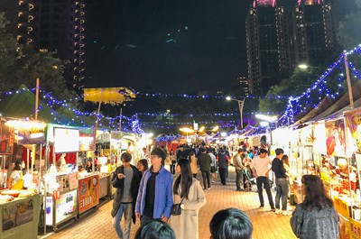 視覺、味蕾一次滿足！燈會副展區美食市集匯集各式餐飲與創意胖卡