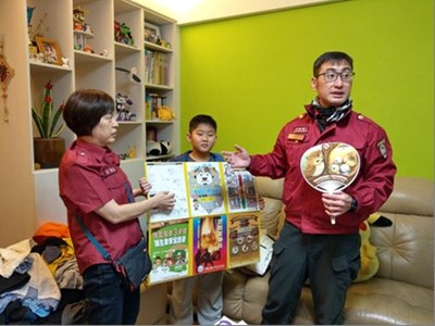 台中市政府消防局提醒,燃氣熱水器要正確安裝、要保持通風。