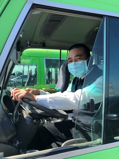 交通局要求公車司機出勤時配戴口罩