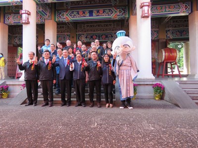 中市孔廟迎春祈福活動 Q版孔子吸睛