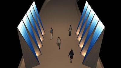 石岡「漫遊時光吧!」意象燈區創作示意圖