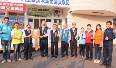 大里區長榮里購置巡邏汽機車 配合電子巡邏點提高效率