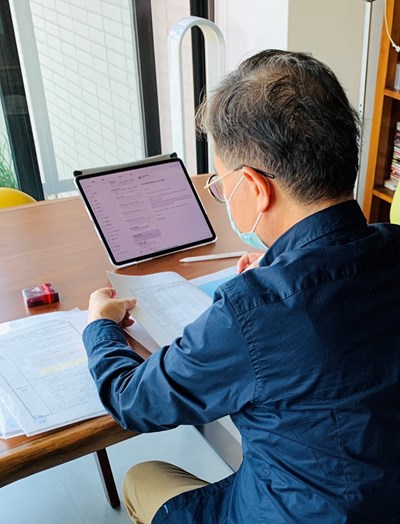 黃文彬局長繼續自主健康管理,改採「居家辦公」