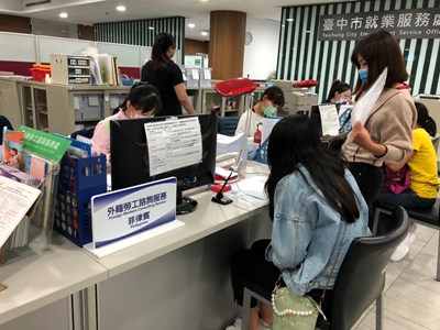 中市府全力防堵疫情 330起3項移工申辦採應變措施