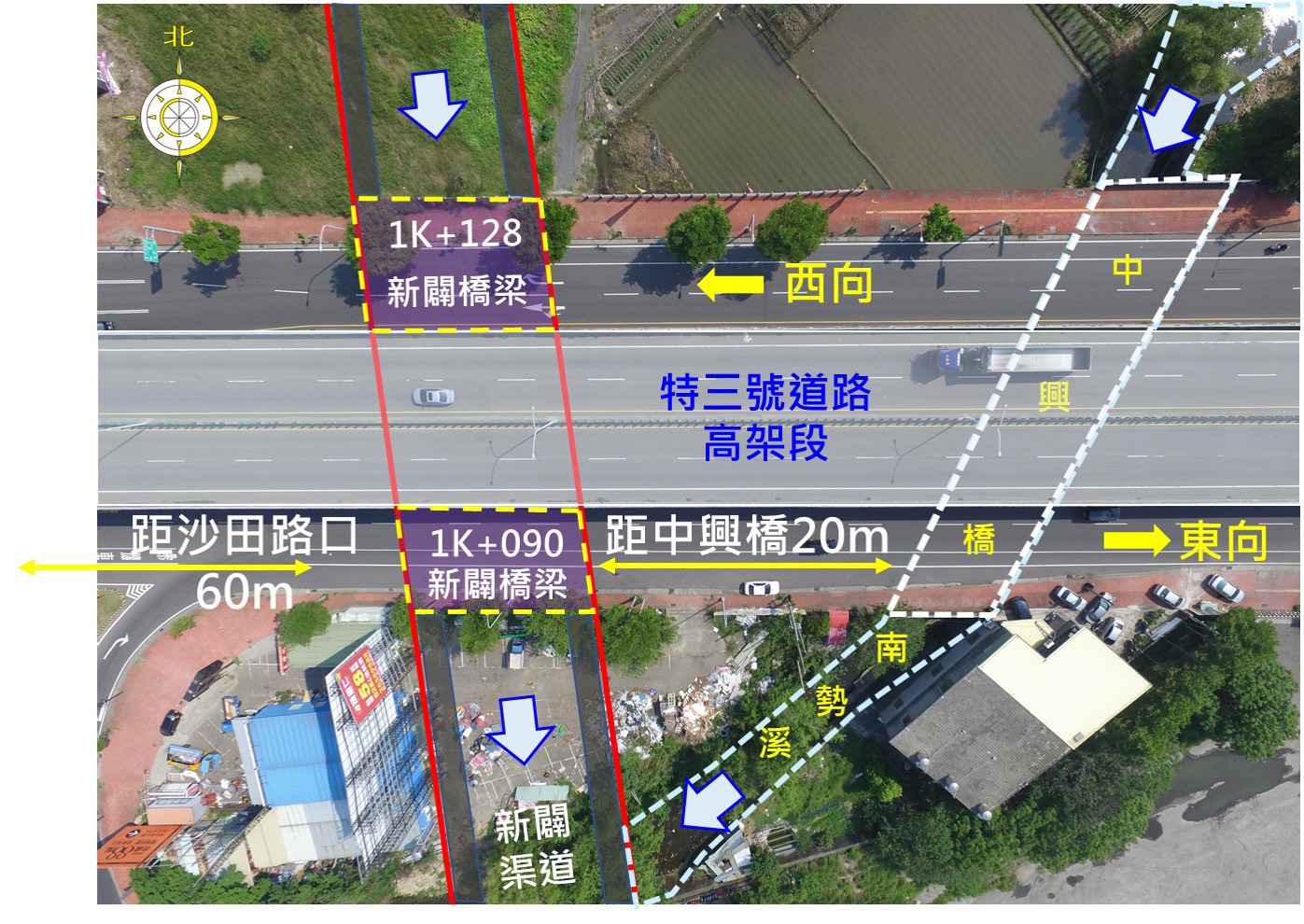 臺中市政府全球資訊網 市政新聞 南山截水溝最後一標將動工 4 27起向上路七段平面道路施工改道