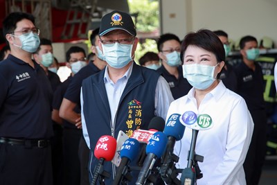 盧市長慰勞第七救災救護大隊專責救護隊