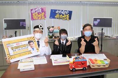 直播談社福機構防疫 2局長與網紅獻唱「明天會更好」