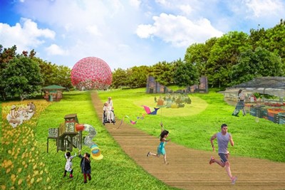 延續花博意象   中市府打造「新后里森林園區」