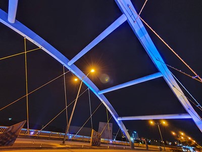 台中夜美麗! 虹揚、福安雙橋燈光美景吸睛1