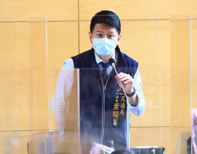 交通局長葉昭甫今(1)日接受台中市議會交通地政業務質詢