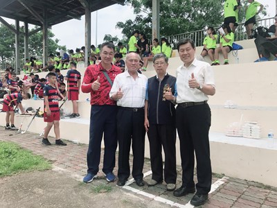 運動局感謝台中市體育總會曲棍球委員會與市府攜手合作,讓每個熱愛曲棍球運動的選手有個可以發揮實力的舞台