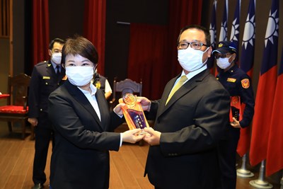 警察節表揚模範 盧市長:台中幸福感躍升歸功警員