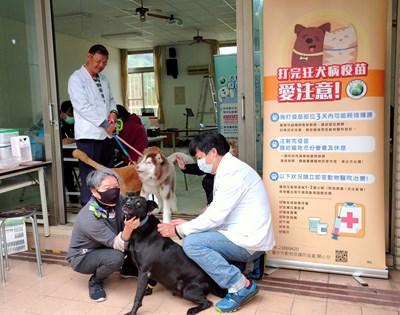 毛孩健康不能等  中市7、8月狂犬疫苗注射場次出爐