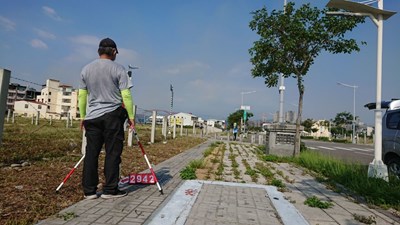 14期重劃區陸續埋設界標 中市地政局籲所有權人妥善維護