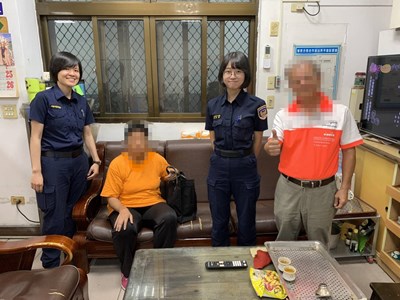 慢飛天使「小慧」找到了!中市警昨晚尋獲順利返家