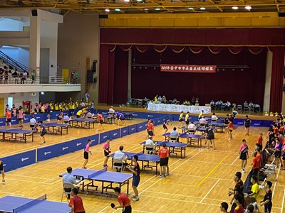 台中市長盃桌球錦標賽開打  逾千人連3天較勁