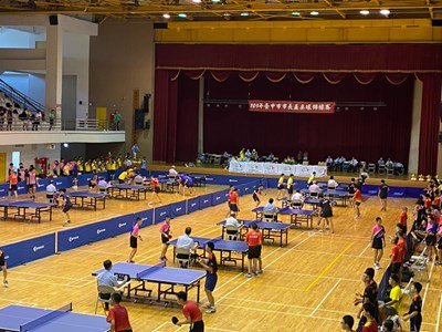 台中市長盃桌球錦標賽開打 逾千人連3天較勁
