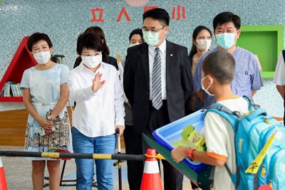 開學日全面防疫! 盧市長:守護孩子安全