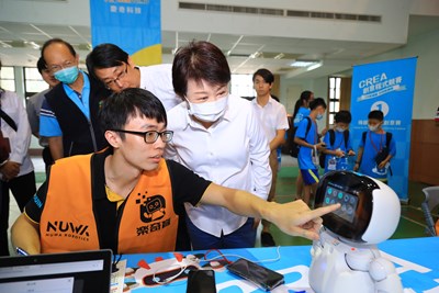 凱比機器人創意競賽在台中 盧市長:啟發孩子科技能力