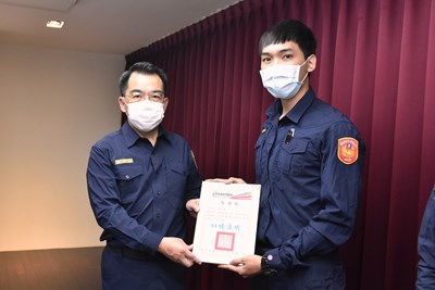 守護市民健康!中市142名防疫績優警察獲表揚