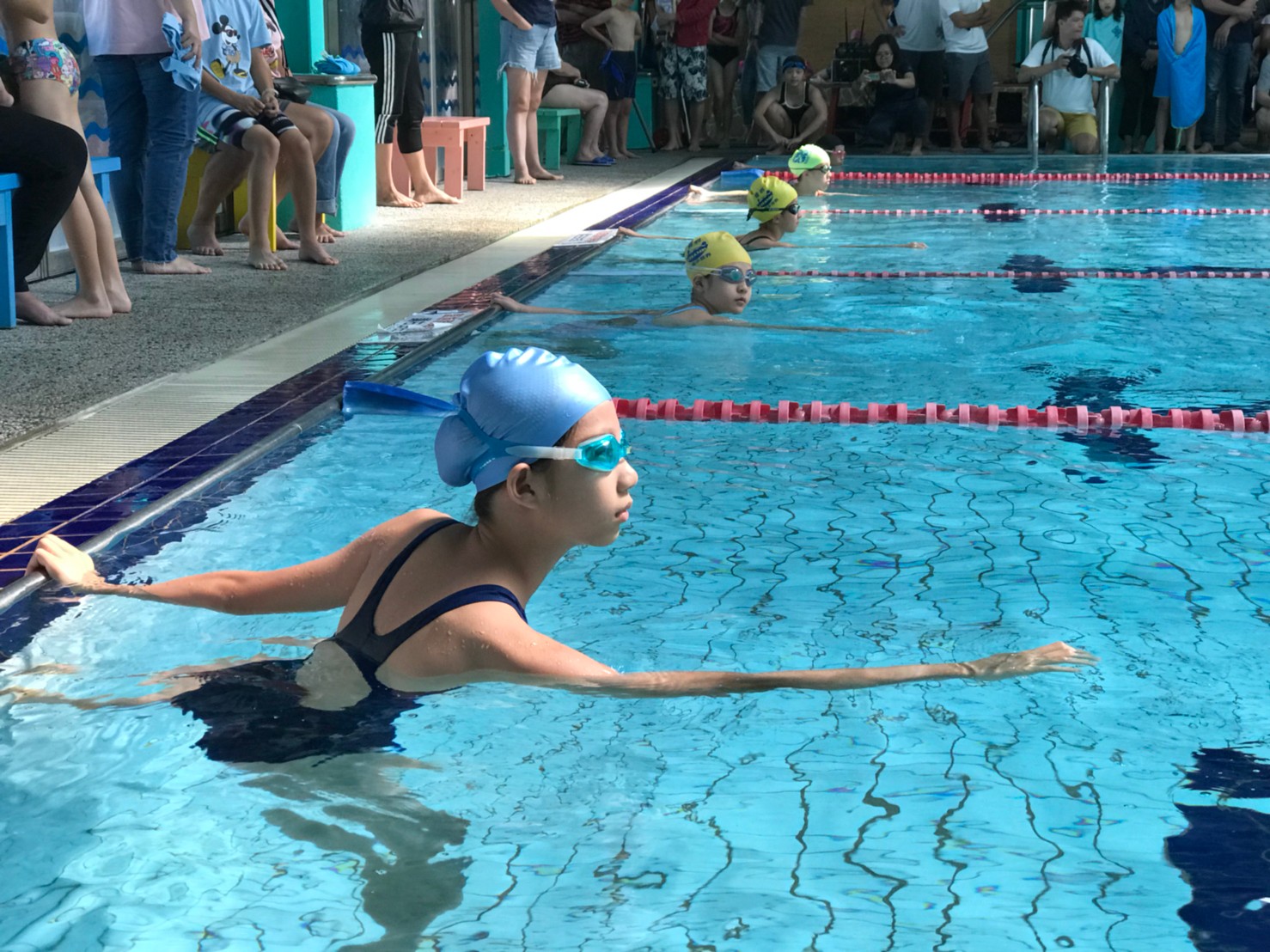 臺中市政府全球資訊網 市政新聞 協會盃游泳錦標賽380位游泳小將水中較勁