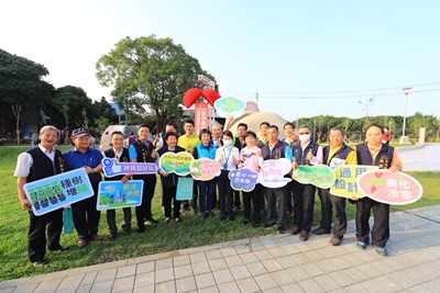 小雞地景超古錐 神岡「新興公園」今啟用