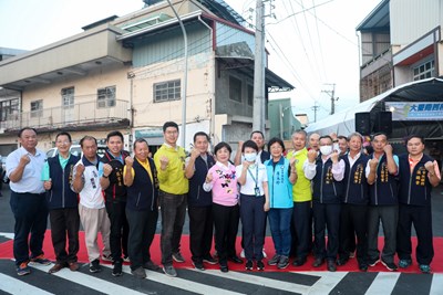 神岡筱雲山莊段道路拓寬通車 盧市長:完成地方20多年心願