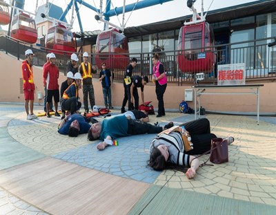 為遊客旅遊安全把關 中市府舉辦觀光遊樂業安全講習及緊急疏散演練