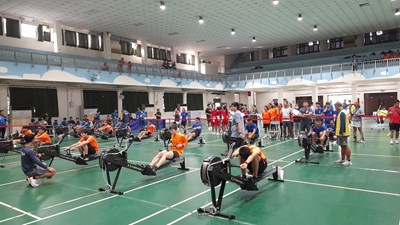 室內划船錦標賽大里高中登場 百位選手齊聚角力