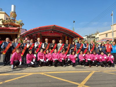 福田宮慶成祈安入火安座安龍奠土大典 黃副市長出席祈福