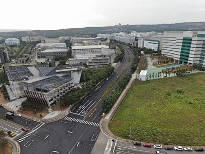 108年工廠營運家數、固定資產投資額全國第一(圖為精科園區空拍)