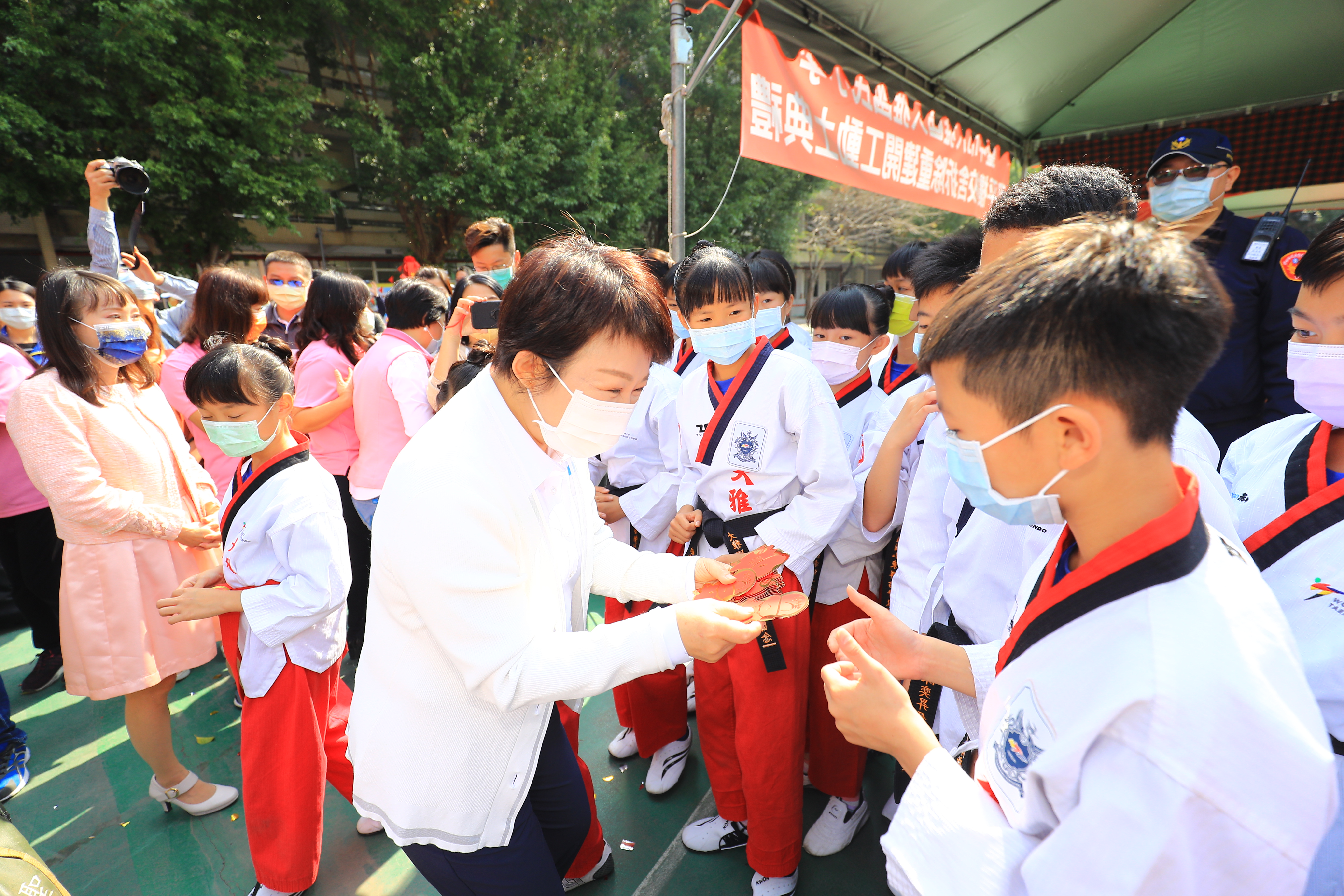 臺中市政府全球資訊網 市政新聞 大雅國小和平樓重建112年完工盧市長 給孩子最好的教育環境