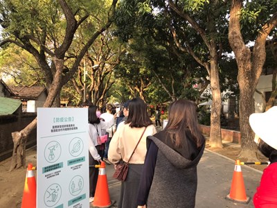 歡迎來走春! 中市光復新村、審計新村落實防疫不馬虎