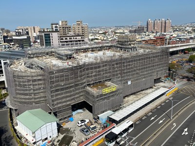 豐原轉運中心預計今年底完工,成為山城地區重要交通樞紐