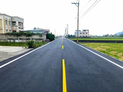 海線建設再添一樁 外埔土城路燙平1.65公里完工
