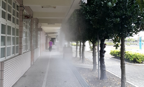 校園水幕自動觸發