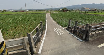 大甲幸福里農路設置避車道,農民耕作更幸福!