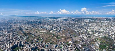 中市區段徵收配餘地標售明登場 所得收入挹注市政建設(圖為水湳經貿園區空拍照)