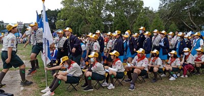 中市國中童軍全能晉級考驗營 逾700名學子較勁