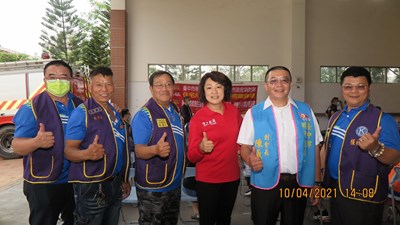 中市明聖植福會贈600顆偵煙式住警器 消防局感謝義舉