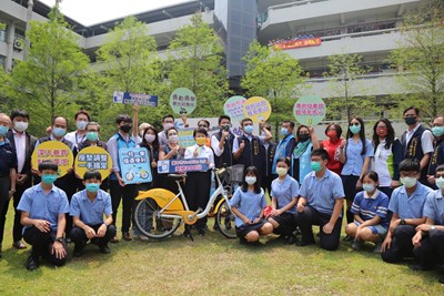 台中YouBike 2.0突破200站 盧市長:打造綠色交通好生活