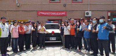 強化巡守能量 中市府補助西屯何安里添購巡邏車