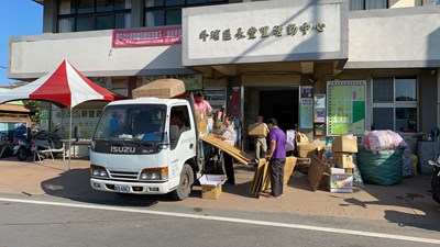 中市外埔清潔隊成立希望資收站 回收所得照顧弱勢