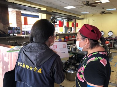 中市衛生局加強稽查餐飲、藥粧業