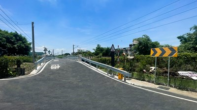 強化通行安全 斗潭路南勢溪橋完工通車